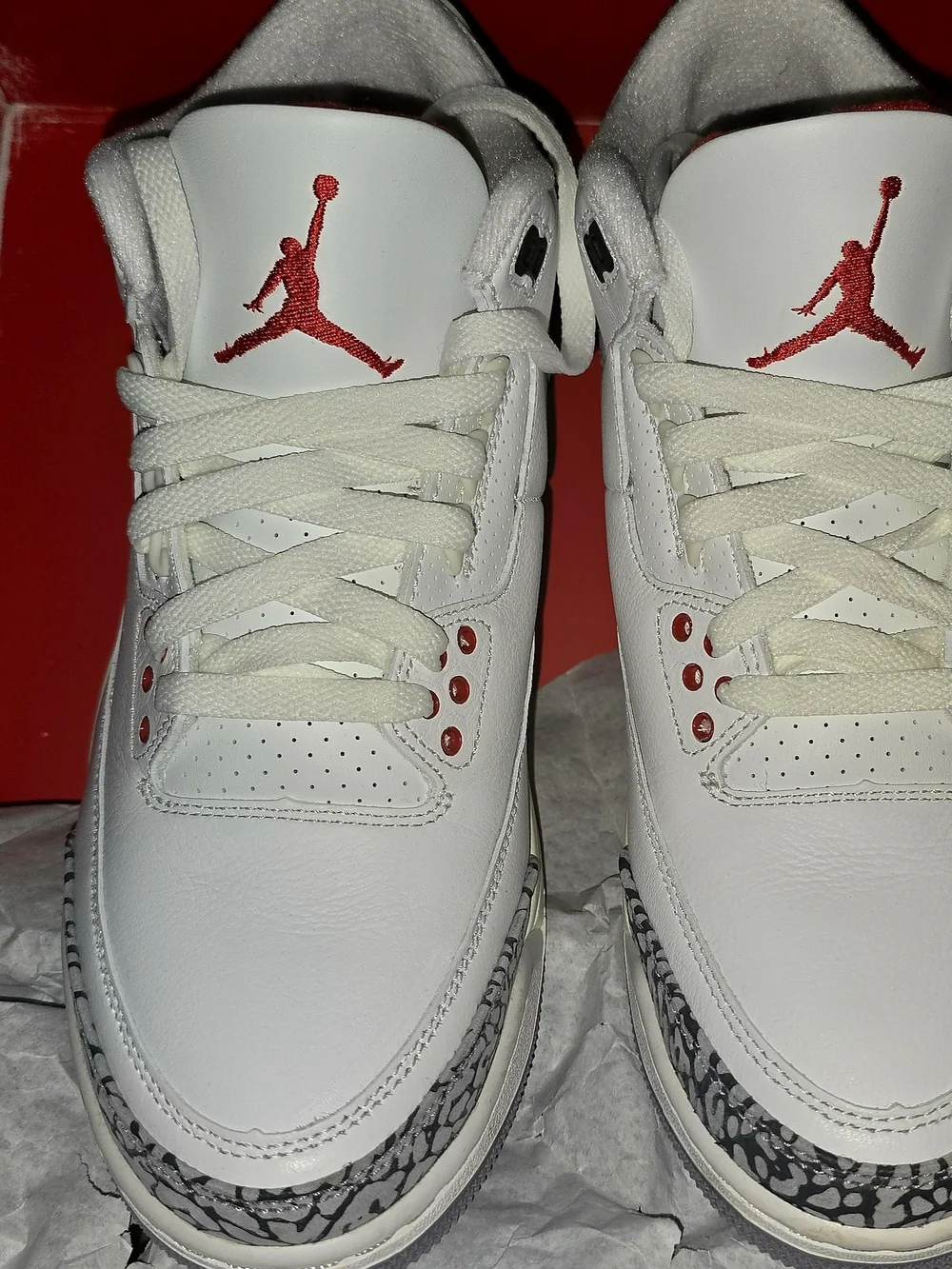 Men's Jordan 3 White Cement Reimagined